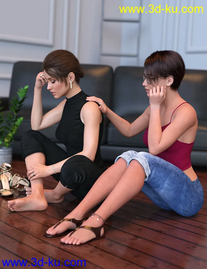 IM Comforting Pose Collection模型的图片1