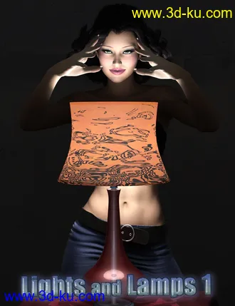 3D打印模型InaneGlory's Lights and Lamps 1 - Table Lamps的图片