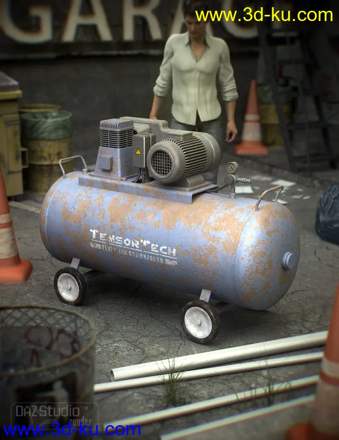 Industrial Compressor模型的图片1