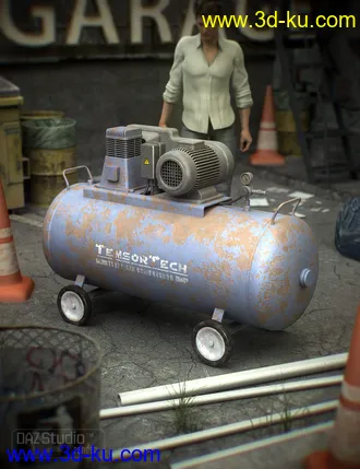 3D打印模型Industrial Compressor的图片