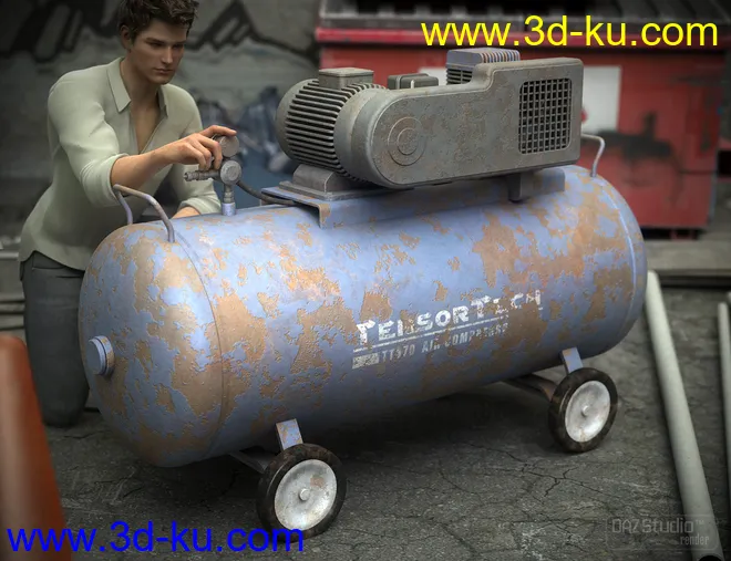 Industrial Compressor模型的图片2