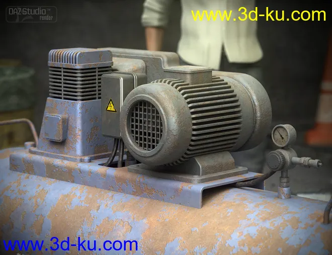 Industrial Compressor模型的图片3