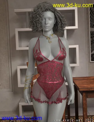 3D打印模型InStyle - JMR dForce Irene Nightwear for G8F的图片