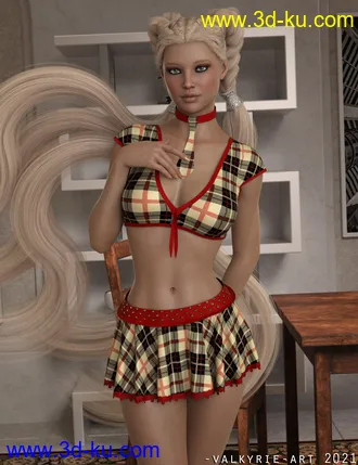 3D打印模型InStyle - JMR dForce Naughty Outfit 2 for G8F的图片