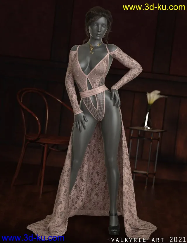 InStyle - Roxanne for Genesis 8 and 8.1模型的图片1