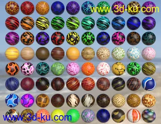 Iray Super Shaders Bikinis Gone Wild (Merchant Resource)模型的图片2