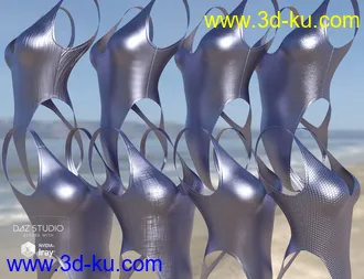 Iray Super Shaders Bikinis Gone Wild (Merchant Resource)模型的图片16