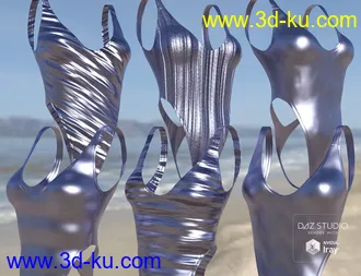 Iray Super Shaders Bikinis Gone Wild (Merchant Resource)模型的图片21