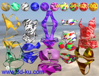 3D打印模型Iray Super Shaders Colorful Camouflage (Merchant Resource)的图片