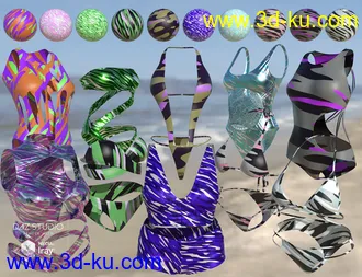 3D打印模型Iray Super Shaders Colorful Camouflage (Merchant Resource)的图片