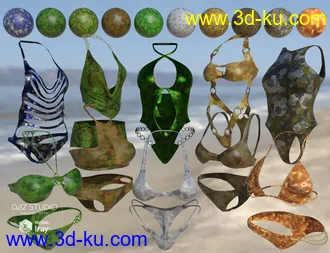 Iray Super Shaders Colorful Camouflage (Merchant Resource)模型的图片13
