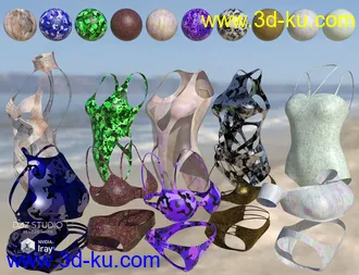 Iray Super Shaders Colorful Camouflage (Merchant Resource)模型的图片14