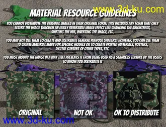 3D打印模型Iray Super Shaders Colorful Camouflage (Merchant Resource)的图片