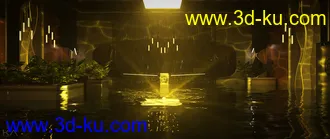 3D打印模型Iray Water Caustic Lights的图片