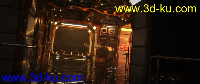 Iray Water Caustic Lights模型的图片6