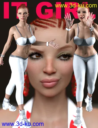 3D打印模型It Girl Poses and Expressions for Genesis 8.1 Females的图片