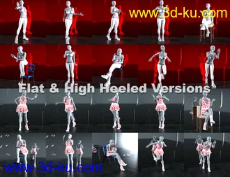 3D打印模型It Girl Poses and Expressions for Genesis 8.1 Females的图片