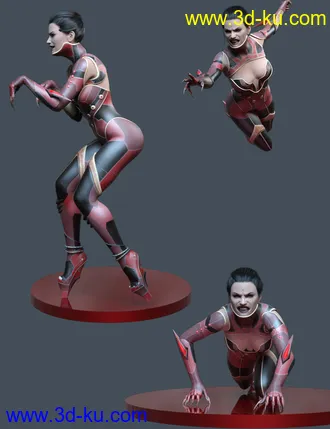 3D打印模型Itsi Bitsy Poses For Genesis 8 Female的图片
