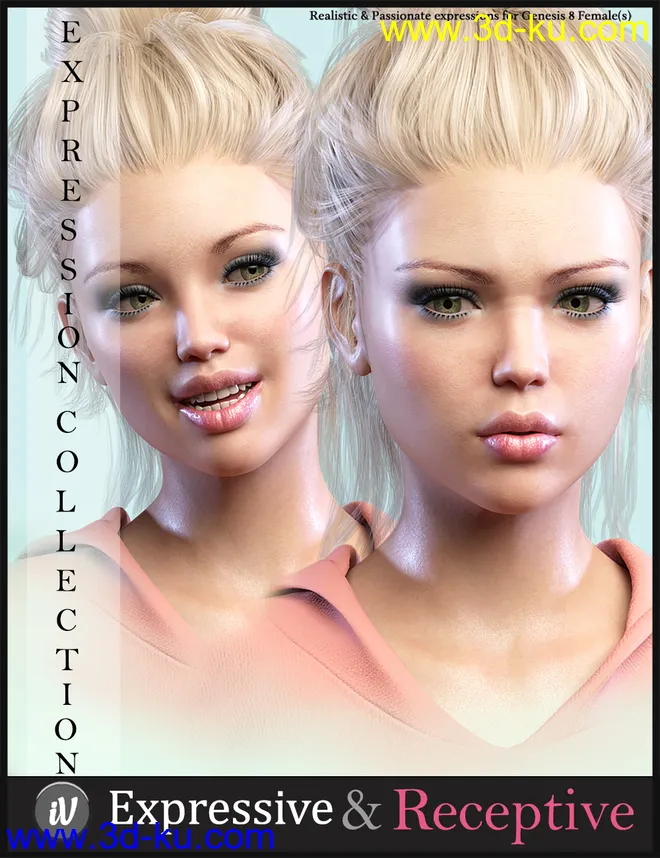 iV Expressive & Receptive Communication For Genesis 8 Female(s)模型的图片1
