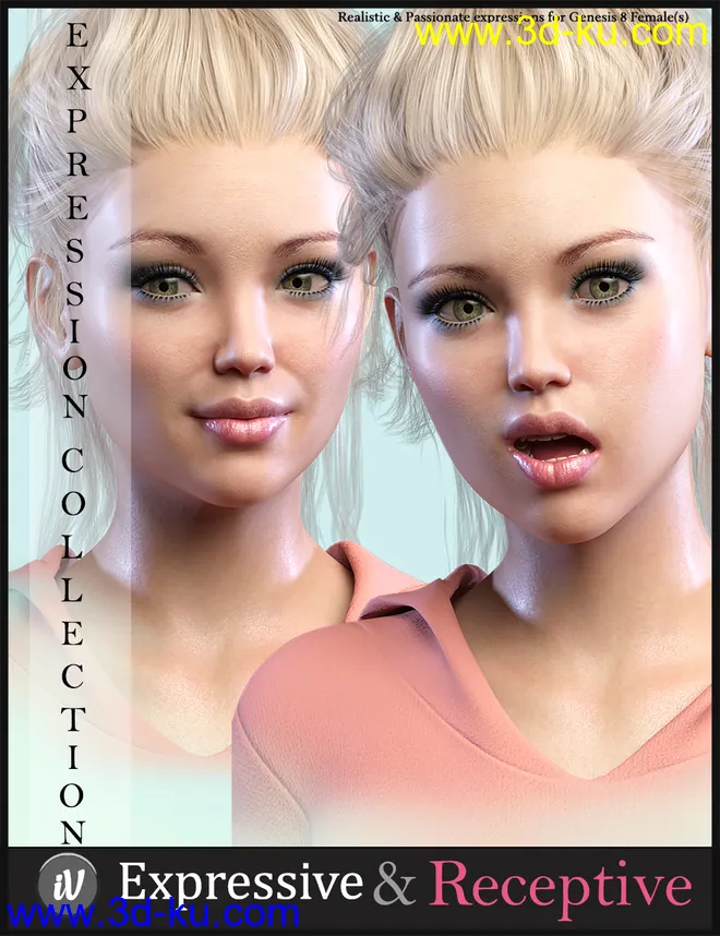 iV Expressive & Receptive Communication For Genesis 8 Female(s)模型的图片10