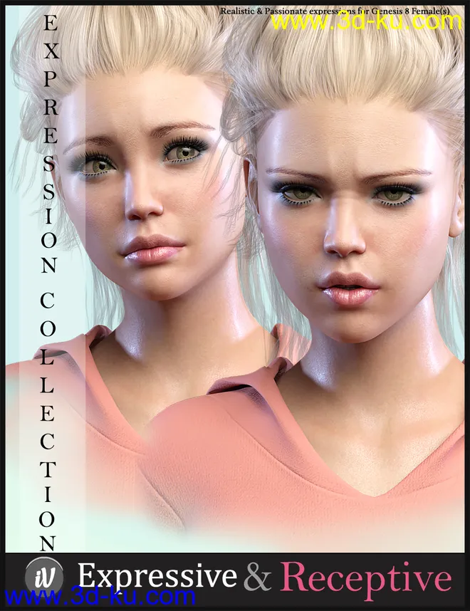 iV Expressive & Receptive Communication For Genesis 8 Female(s)模型的图片11