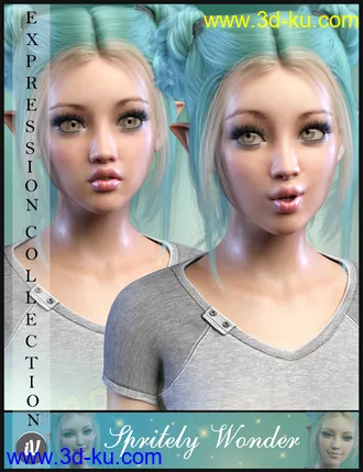 3D打印模型iV Sprightly Wonder Expressions For Genesis 8 Female(s)的图片