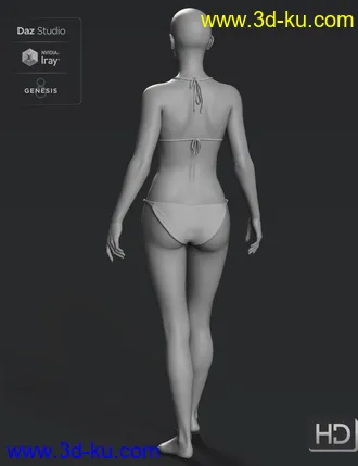 3D打印模型Jacqueline 8.1 HD Add-On的图片