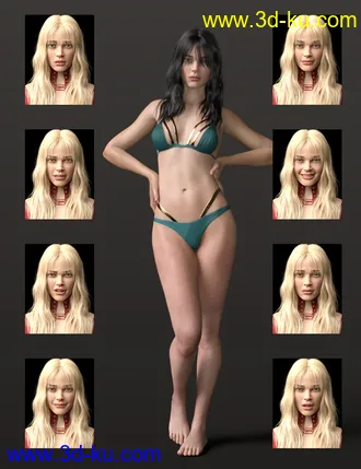 3D打印模型Jade HD for Genesis 8.1 Female的图片