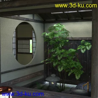 3D打印模型Japanese Onsen的图片