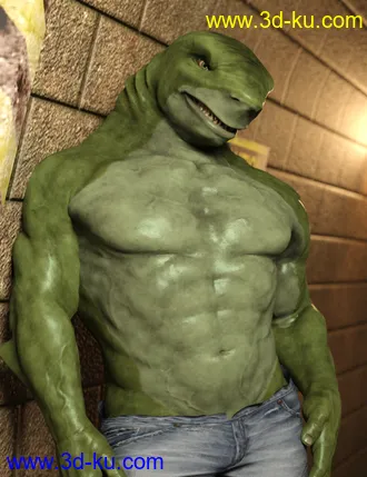 3D打印模型Jawz for Genesis 8.1 Male的图片