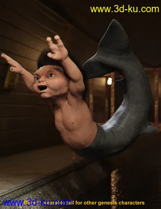 3D打印模型Jawz for Genesis 8.1 Male的图片