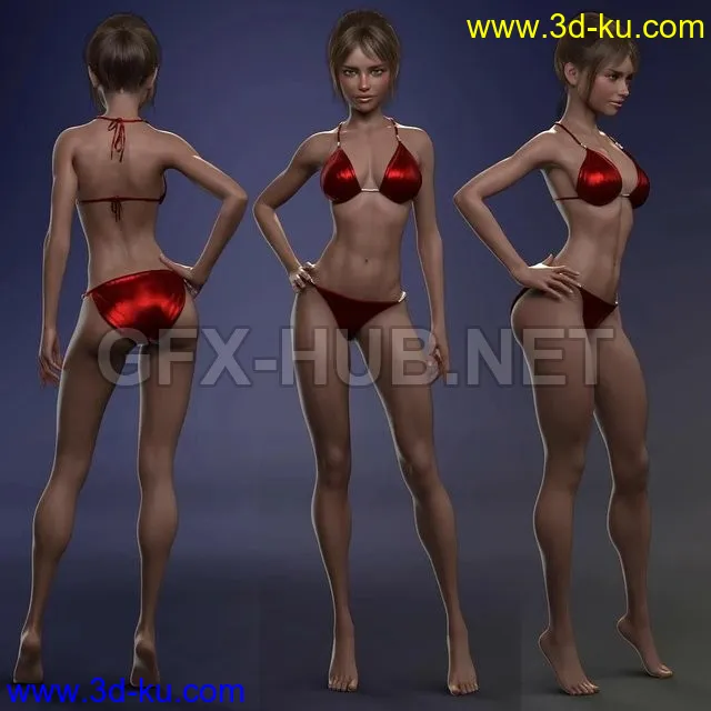 Jay 21 Character Morph for Genesis 8 and 8.1 Female Daz Studio模型的图片1