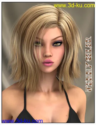3D打印模型Jenny Hair Color的图片