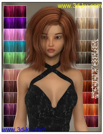 3D打印模型Jenny Hair Color的图片