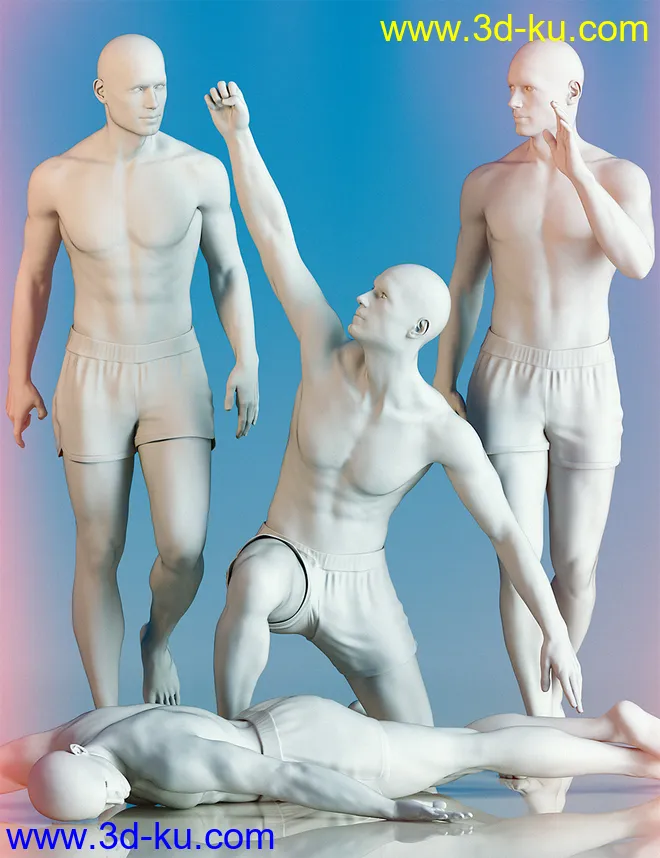 Jepe's Cinematic4 Poses and Props for Michael 8模型的图片8