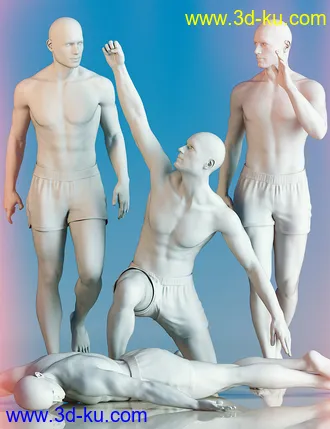 3D打印模型Jepe's Cinematic4 Poses and Props for Michael 8的图片