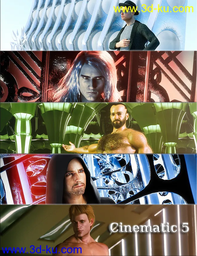 Jepe's Cinematic5 Props + Poses for Michael 8模型的图片2