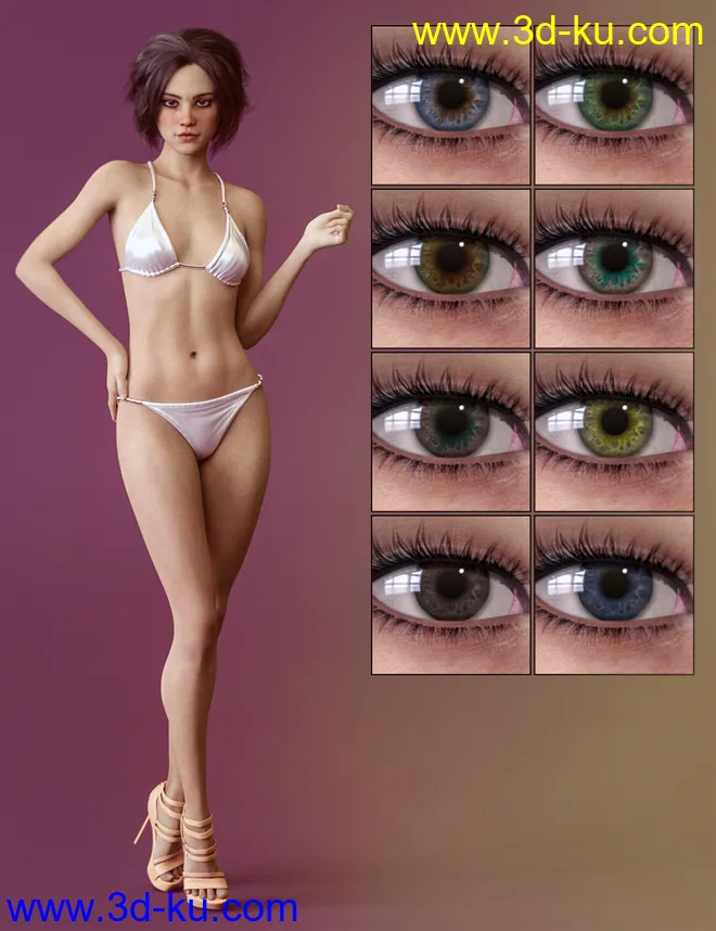Jessa HD for Genesis 8 and 8.1 Female模型的图片12