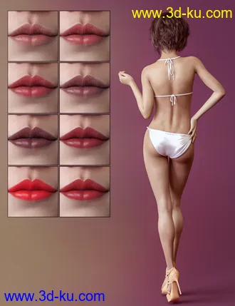 3D打印模型Jessa HD for Genesis 8 and 8.1 Female的图片
