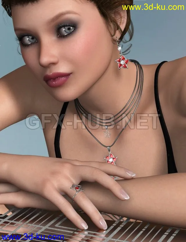 Jewelry Box-Elani Collection模型的图片1
