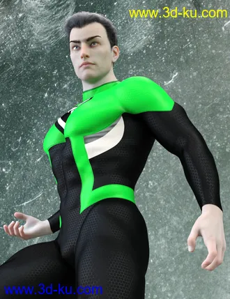 3D打印模型Jolnis The Space Diamond for Genesis 8.1 Male的图片