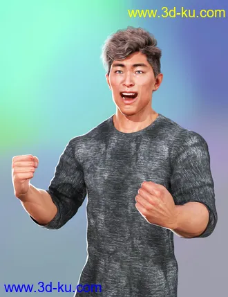 3D打印模型Joyful Reactions Animations for Genesis 8的图片