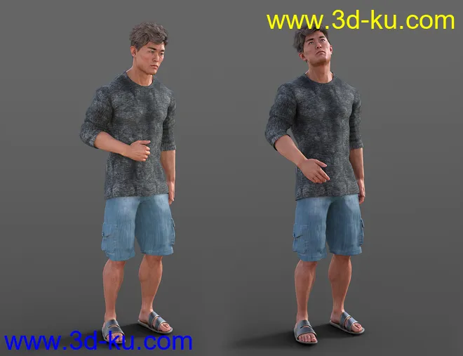 Joyful Reactions Animations for Genesis 8模型的图片3
