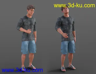 3D打印模型Joyful Reactions Animations for Genesis 8的图片