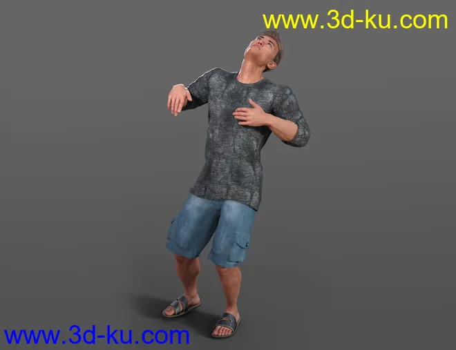Joyful Reactions Animations for Genesis 8模型的图片5
