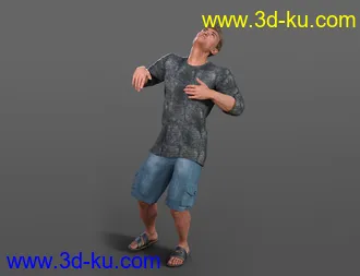 3D打印模型Joyful Reactions Animations for Genesis 8的图片