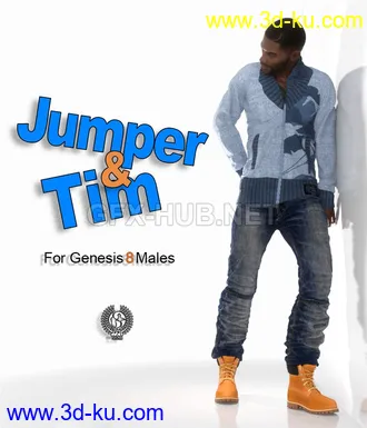 3D打印模型Jumper And Tim For Genesis 8 Males的图片