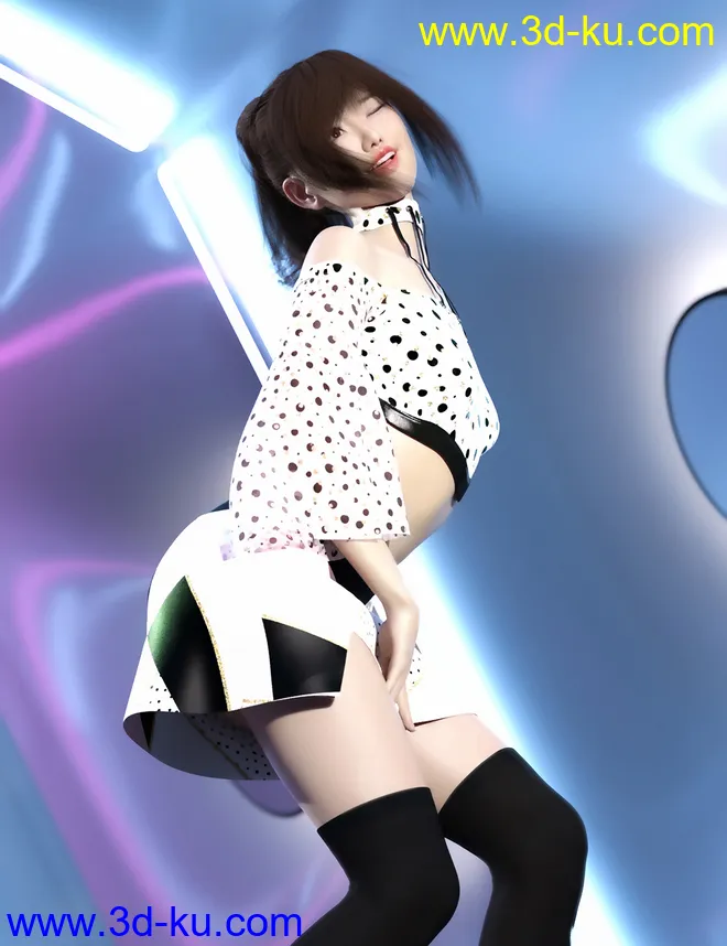 K-Dance Poses for Genesis 8 Female模型的图片2