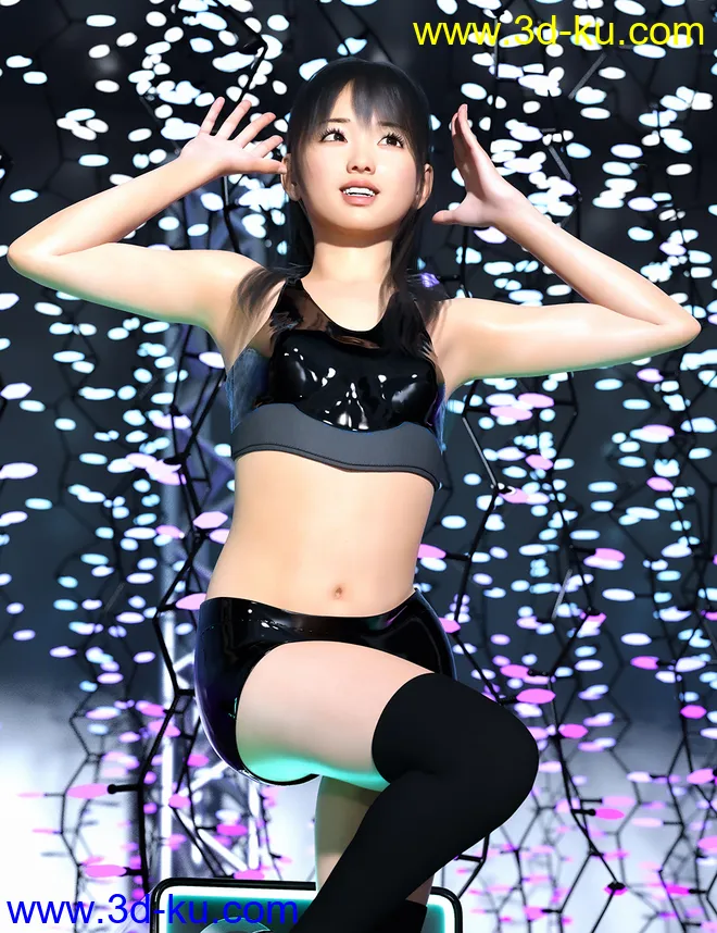 K-Dance Poses for Genesis 8 Female模型的图片3