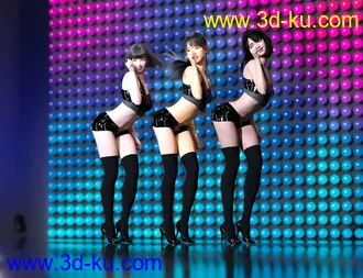 3D打印模型K-Dance Poses for Genesis 8 Female的图片